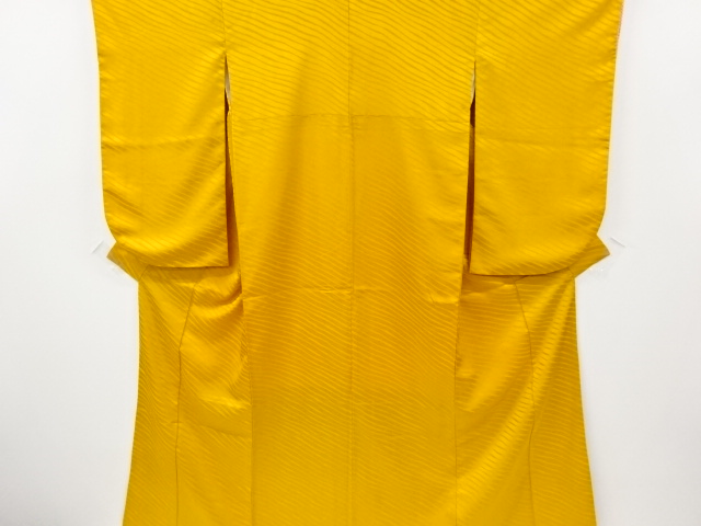 斜め縞模様織り出し二尺袖着物